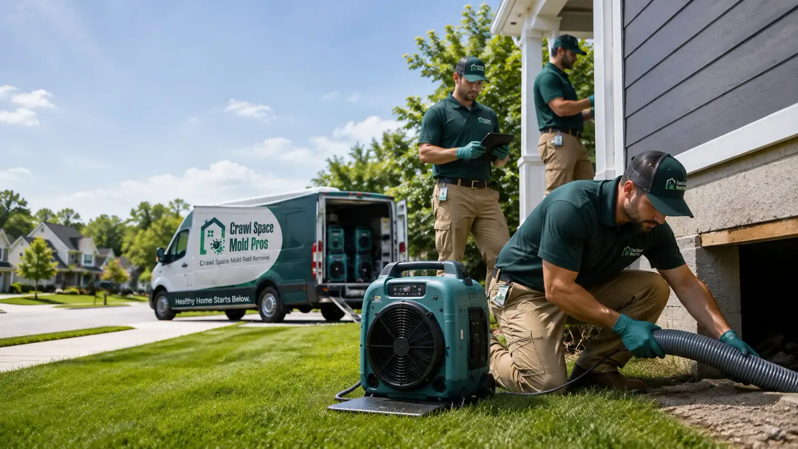 Crawl Space Mold Removal in Hillsdale, WY
